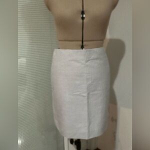 Ann Taylor Classic White Pencil Skirt
